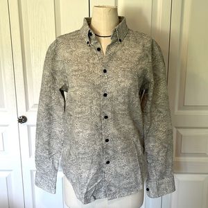 Naked and Famous men’s wave pattern shirt